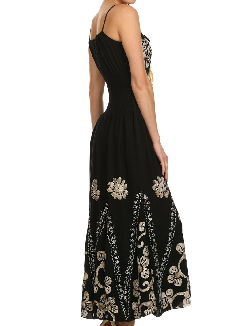 formal dresses prom dresses Batik dress detailed with Blossom yoke and front tie main image 1