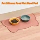 thumbnail image 2 of Alfombrilla de silicona antideslizante para comida de mascotas, alfombrilla para cuenco, alfombrillas de alimentación a prueba de fugas, cojín para gatos, perros, comedero para gatos, cuenco para perr, 2 of 5
