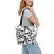 thumbnail image 2 of Disketp Monochrome Botanical Illustration for Women’s Casual Shoulder Tote Bag Cross-body Handbags for Shopping, Travel and Daily Use, 2 of 6