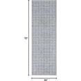 thumbnail image 3 of Memoryfield Washable Checkered Area Rugs 10' x 13', Throw Carpet for Bedroom Living Room Entrance Laundry Bathroom Plaid Modern Farmhouse Rug, Dark Gray, 3 of 8