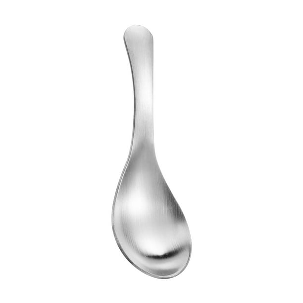 Pisexur Batería de cocina Cuchara de acero inoxidable con mango corto, cuchara para comer para niños, cuchara para helado, cuchara para té, cuchara para café y postre para la cocina del hogar