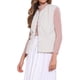 thumbnail image 4 of INSPIRE CHIC Chaleco de Piel Sintética para Mujer, Sin Mangas, Abierto por Delante, Chaquetas de Invierno 2025 XL Albaricoque, 4 of 6