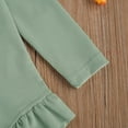 thumbnail image 4 of Toddler Baby Girls Sun Protection Long Sleeve Rush Guard One Piece Swimsuit Beachwear, 4 of 6
