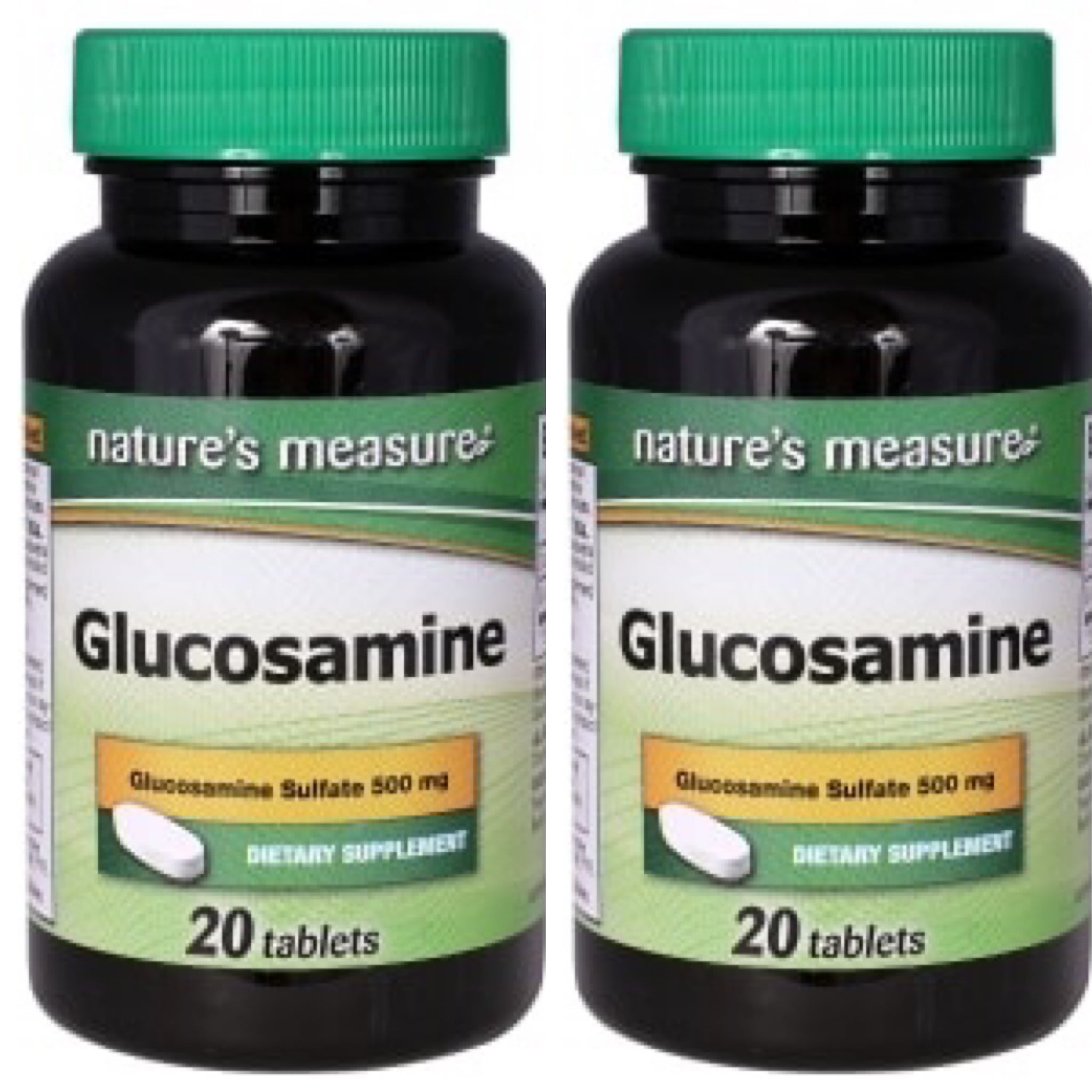 2 People's Choice Glucosamine Joint Therapy, 20ct per Bottle