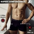 thumbnail image 2 of Starter Men's and Big Men’s Stretch Cotton Boxer Briefs, 6-Pack, Sizes S-5X, 2 of 7