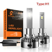 Oumurs H1 LED Headlight Bulbs 34000LM 120W 6000K Super Bright CSP Chips Conversion Kit