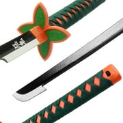 Elervino 41 inches Wooden Sword Kochou Shinobu with Belt and Holder