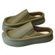thumbnail image 2 of Zapatillas de cuero de PU, zapatos de casa de PU medio envueltos para mujer, zapatos planos, compactos y ligeros, 2 of 8