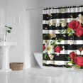 thumbnail image 2 of Rustic Roses Shower Curtain - Country Charm with Classic Blooms, 72x72 Inches, 2 of 5