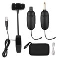 thumbnail image 1 of Sistema de Micrófono Inalámbrico UHF Profesional con Clip, Incluye Receptor, Transmisor, Cable USB y Bolsa de Transporte, Ideal para Amplificación de Instrumentos como Saxofón, Trompeta y Trombón,, 1 of 6