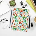 thumbnail image 6 of Coolnut Cute Cartoon Christmas Snowman 12.5"x9" Clipboard, Acrylic Fashion Letter A4 Size Clipboards with Metal Clip for Office School -12.5x9in, 6 of 7