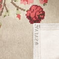 thumbnail image 4 of SAFAVIEH Classic Vintage Morven Floral Polyester Runner Rug, Beige/Red, 2'3" x 12', 4 of 8