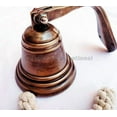 thumbnail image 3 of Nagina International Nautical Antique Brass Ship Bell - Captain Maritime Beach Home Decor Gift (4 Inches), 3 of 6