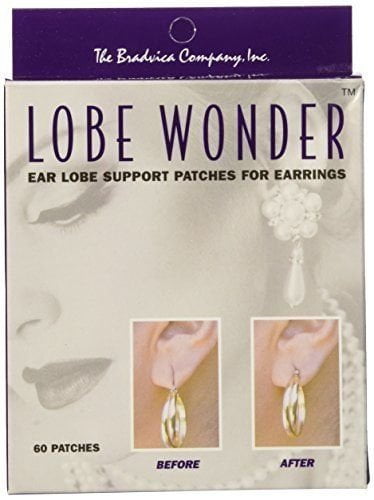 Four (4) BOXES: LOBE WONDER (240 Ear Lobe Support Patches) * 1 DAY