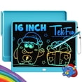 thumbnail image 1 of Tableta de escritura LCD TEKFUN Doodle Board de 16 pulgadas, azul, 1 of 7