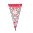 thumbnail image 3 of 100pcs Candy Cone Bag Party Popcorn Ice Cream Cookies Biscuits Storage Plastic Cone Pouch, 3 of 7