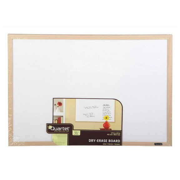 Quartet Dry-Erase Board, 17" x 23", Oak Finish Frame (35-380372Q)