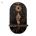 thumbnail image 2 of POINTERTECK Crystal Stone Holder Storing Bohemian Style Convenient Wooden Necklaces Crystal Display Rack, 2 of 5