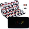thumbnail image 1 of Étui pour Cartes de Jeu pour Nintendo Switch et Switch, Porte-Cartes de Jeu OLED et Micro SD, Support de Jeu Portable pour Switch avec 24 Emplacements pour Cartes de Jeu et 24 Emplacements pour Cartes Micro SD, 1 of 8