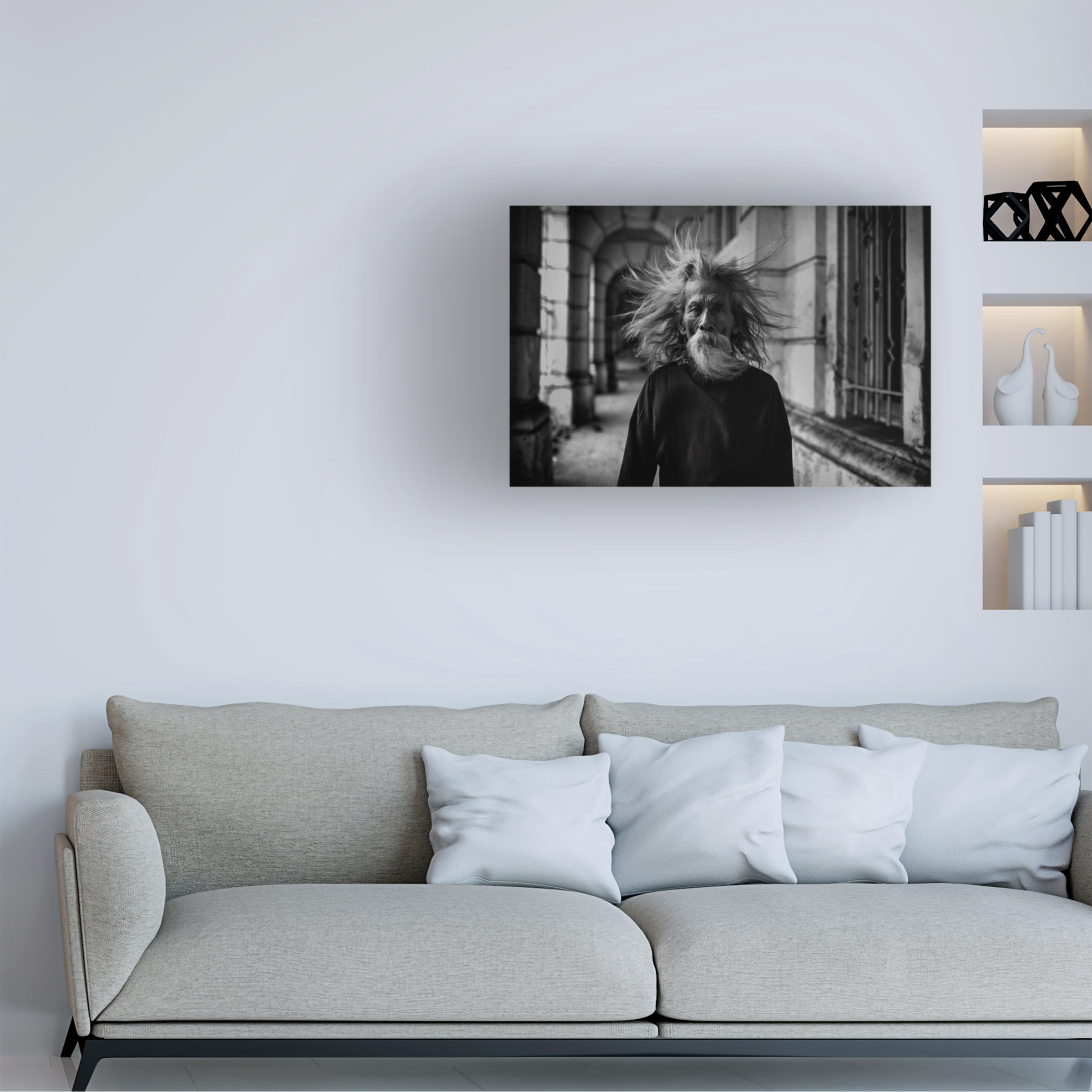 Hardibudi 'That Summer The Wind Blows' Canvas Art