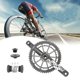 thumbnail image 4 of Juego de bielas de bicicleta ligera 53-59T, juego de platos y bielas de 170 mm Juego de s de manivela 130BCD Rueda de cadena de para compon Negro Macarena Juego de bielas de plato de bicicleta, 4 of 8