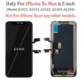 thumbnail image 2 of Reemplazo de Pantalla para iPhone Xs Max de 6.5 Pulgadas, Ensamblaje de Digitalizador de Pantalla LCD Táctil 3D (Modelo A1921, A2101, A2102, A2103, A2104), 2 of 6