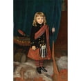 thumbnail image 2 of Charles Henri Hilaire Michel 11x14 Black Ornate Wood Framed Double Matted Museum Art Print Titled: Portrait of a Young Boy (1892), 2 of 5