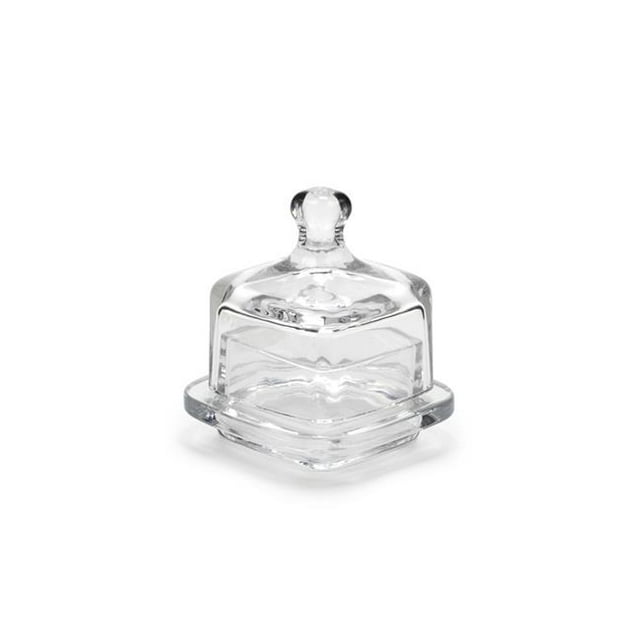 Plat de 3,5 Po2 avec Couvercle en Verre, Transparent - Petit