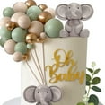 thumbnail image 3 of Miniature Balloon Cake Toppers Kits with Elephants for Weddings and Birthdays, 3 of 9