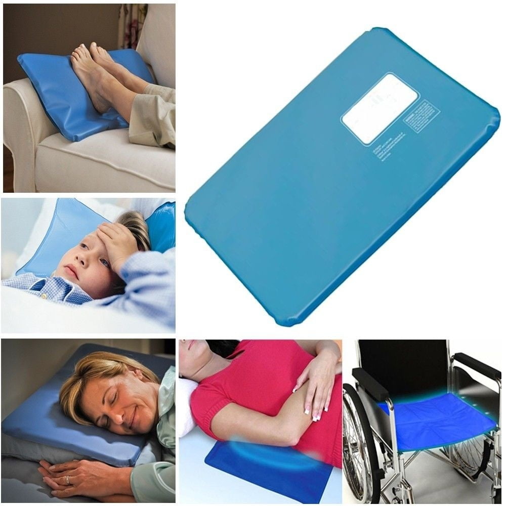 2x Cooling Insert Pad Mat Aid Sleeping Therapy Relax Muscle Chillow Ice Pillow