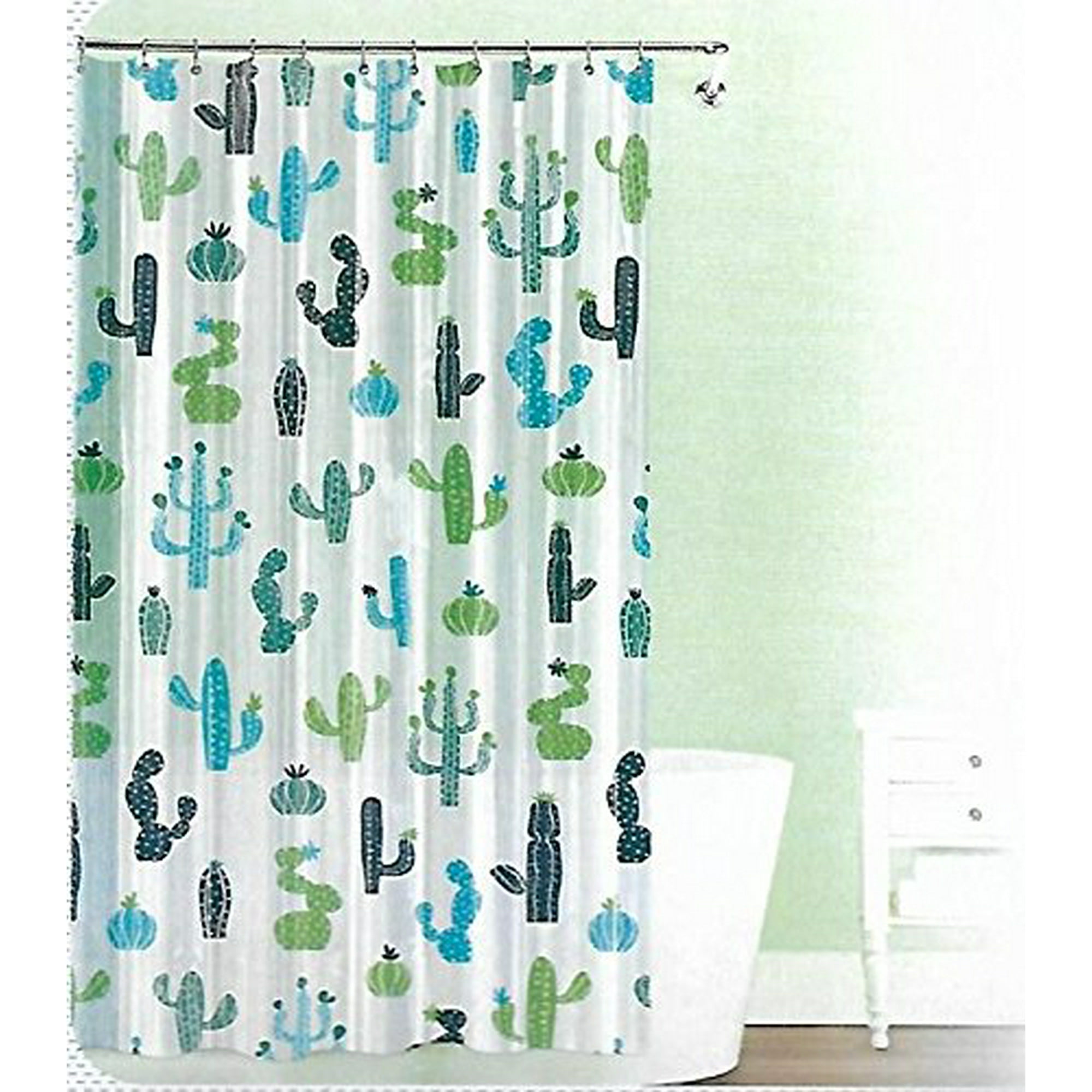 Splash Peva Mojave Cactus Plants Shower Curtain Walmart Canada