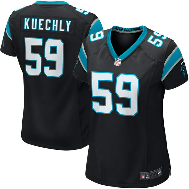بي سي اقساط Nike Carolina Panthers #59 Luke Kuechly Black Game Jersey كانون فحم