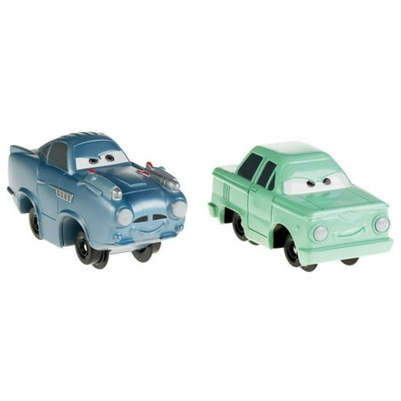 Geotrax Lights - Disney Cars Geo Trax Talking Finn McMissile & Petrov Trunkov Geotrax Car Set