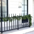 thumbnail image 5 of 9 FT Real Touch Norfolk Pine Garland Green Artificial Christmas Garland Faux Greenery for Holiday Fireplace Mantle Window Indoor Outdoor Decor (1 PCS), 5 of 7