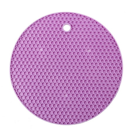 

Durable Silicone Round Non Slip Heat Resistant Mat Coaster Cushion Pp