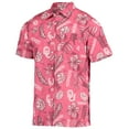 thumbnail image 2 of Men's Wes & Willy Crimson Oklahoma Sooners Vintage Floral Button-Up Shirt, 2 of 3