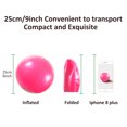 thumbnail image 7 of Vaupan Mini Aerobic Exercise Ball, 9 inch Small Gym Ball with Inflatable Straw for Yoga, Pilates, Stability, Physical Therapy, Stretching and Core Training, Improves Balance, Strength (Pink), 7 of 7
