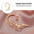 thumbnail image 2 of 1pc Pendientes Anillo de oreja de niña Patrón de ramita simple Gancho de oreja Clip de oreja decorativo, 2 of 7