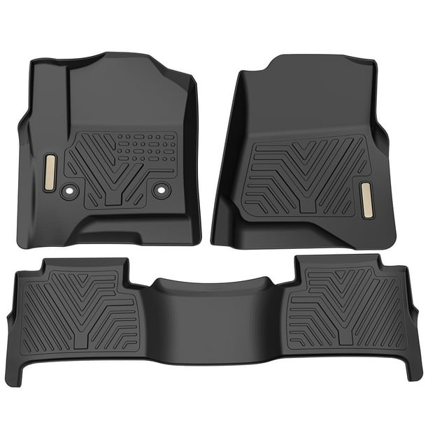 Ledkingdomus TPE Rubber Front and Rear for 20152020 Chevy Tahoe Floor