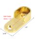 thumbnail image 2 of Coshar 20 Piezas Soportes Ovalados Para Extremos De Varillas De Armario, Soportes Para Varillas De Armario, Aleación De Zinc, Diámetro Interior De Varilla De 16Mm/0,63 Pulgadas, Dorado, 2 of 5