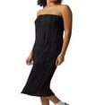thumbnail image 2 of Robe d'Été Plissée de Couleur Unie pour Femmes, 2 of 6