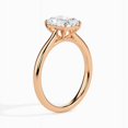 thumbnail image 4 of 2.00 Ct Radiant Cut Wonderful Moissanite Diamond (D/VVS1) Solitaire Wedding Ring for Ladies Solid 18K Rose Gold Size 5 by Diamond-Capitals, 4 of 7
