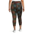 thumbnail image 2 of Terra & Sky Womens Plus Size Leggings, 2-Pack, 2 of 6