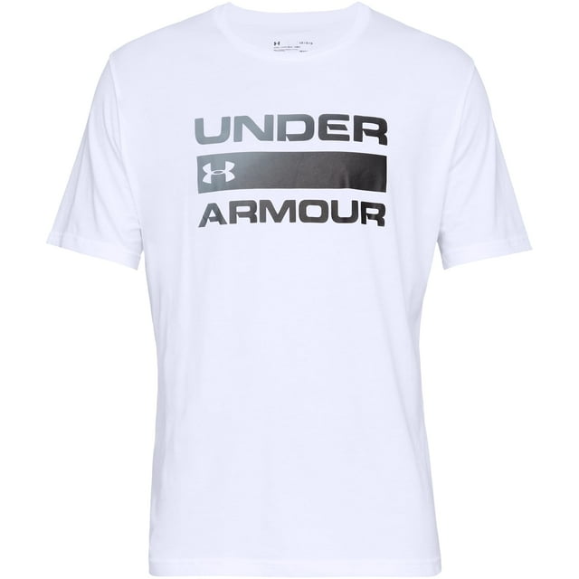 Under Armour Hombre UA Team Issue Wordmark Manga corta LG Blanco