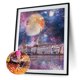 thumbnail image 1 of Cuadros Decorativos Kit de pintura de diamante redondo completo de luna estrellada DIY 5D ilustraciones de mosaico (yh038) Sywqhk Nuevos Originales, 1 of 1