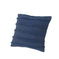 thumbnail image 3 of LR Home Rory Cotton Pillow Set of 4 in Blue, 20" x 20", 3 of 8