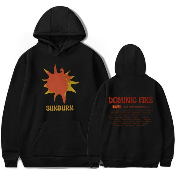 Dominic Fike Sunburn Hoodie Casual Sweatshirt Long Sleeve Pullover