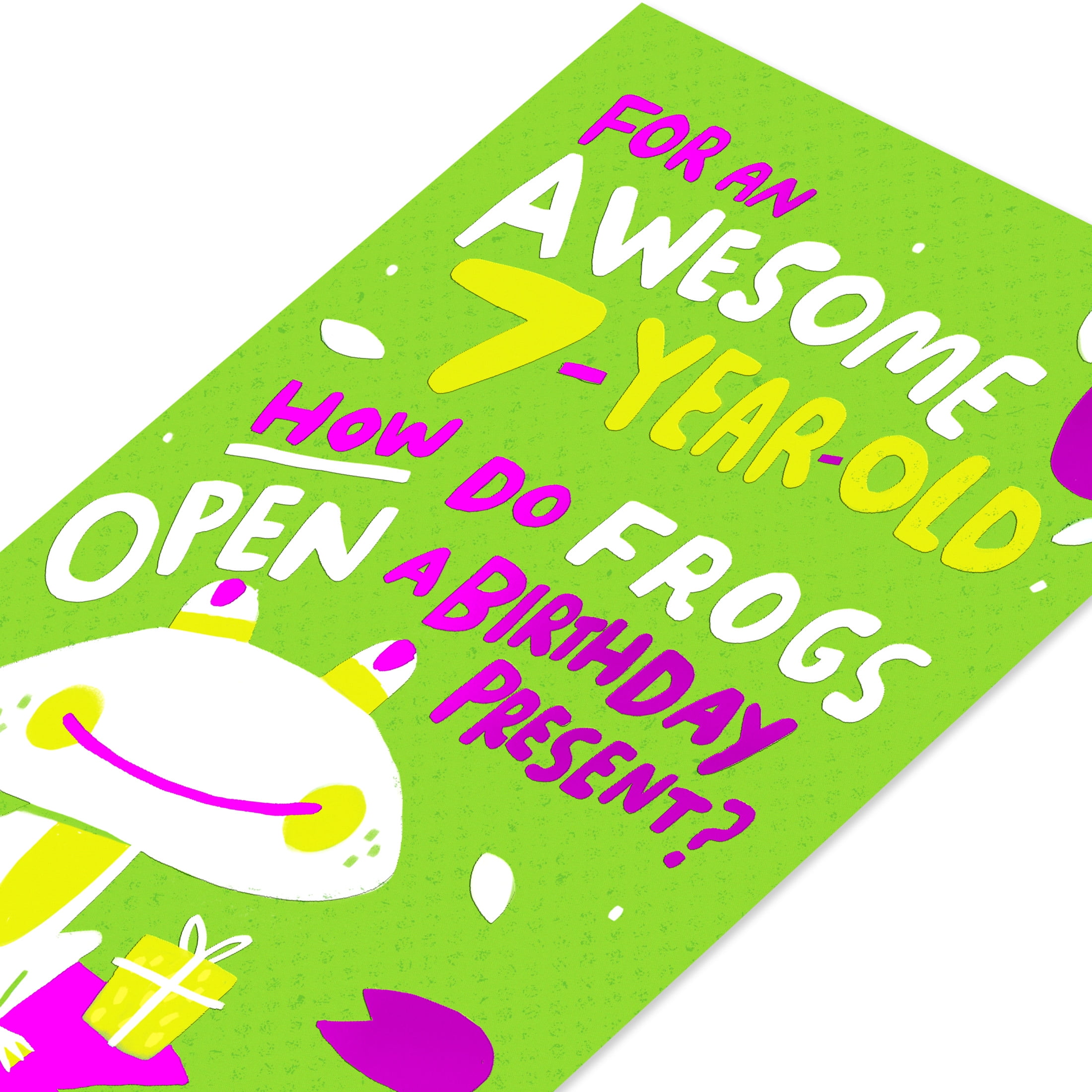 American Greetings 7th Birthday Card for Kids (Hoppy Birthday)