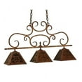 thumbnail image 4 of Meyda Tiffany 127374 Bandolei 3 Light 42" Wide Linear Pendant - Red Rust, 4 of 5
