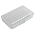 thumbnail image 3 of (4 pack) Sterilite Small Pencil Box Plastic, Clear, 3 of 9